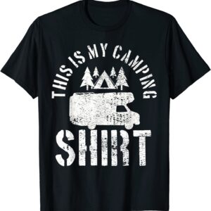 Camping Trailer Camper Van Mobile Home Caravan Motorhome T-Shirt