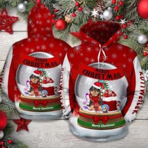 Rottweiler Christmas Cute Unisex 3D Hoodie