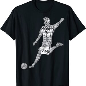 Soccer Player Men Kids Boys T-Shirt