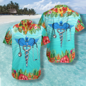 Aloha Nurse Hawaiian Shirt Tropical Summer Holiday Vacation S-5XL