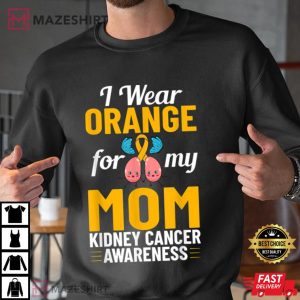 Kidney Cancer Awareness Orange Ribbon Survivor