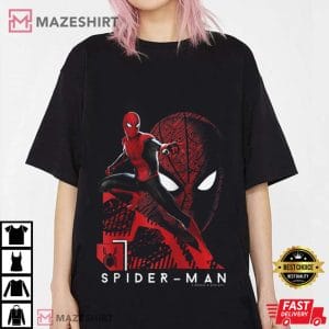 Marvel Spider Man Portrait Tech Background